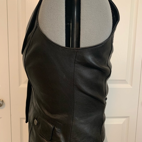 Harley Davidson Women’s Leather Vest - Picture 7 of 15
